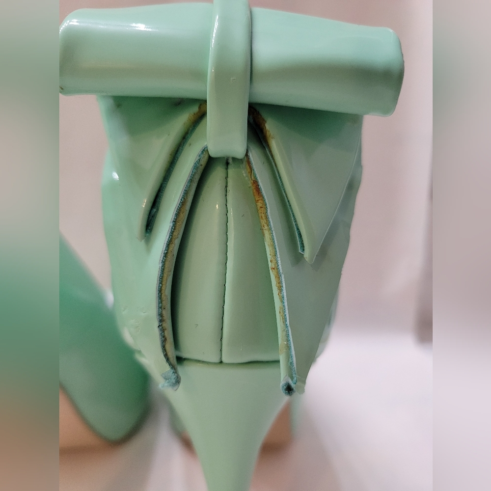 NEW FSJ Mint Green Heels Size 7.5 - Picture 6 of 8